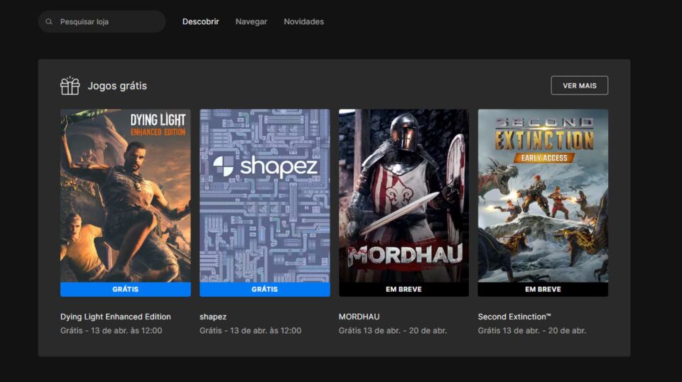 Epic Games Store solta os jogos Dying Light Enhanced Edition e Shapez de graça