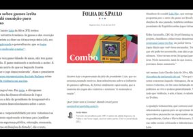 Folha de S.Paulo menciona cartilha Lula Play e entrevista de Érika Caramello