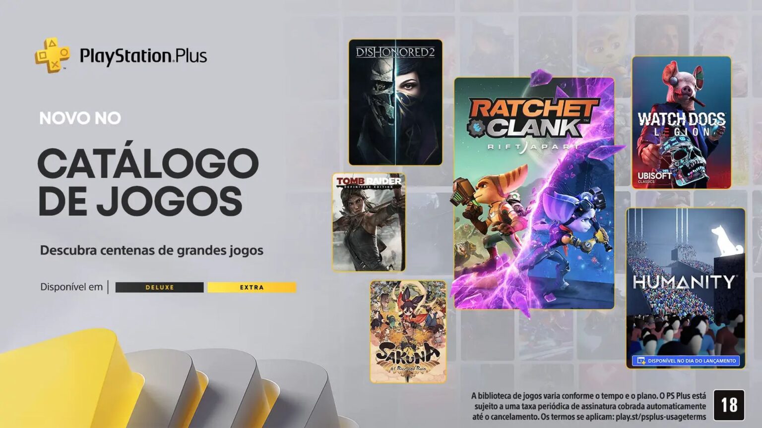 PlayStation Plus confira os jogos que entram no catálogo dos planos