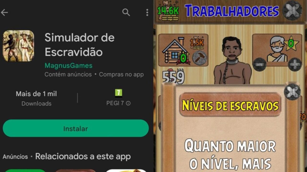 CNN Brasil on X: Além do Google e da Magnus Games, o Ministério Público de  São Paulo investiga usuários que deixaram comentários racistas na avaliação  do jogo Simulador de Escravidão. Para a