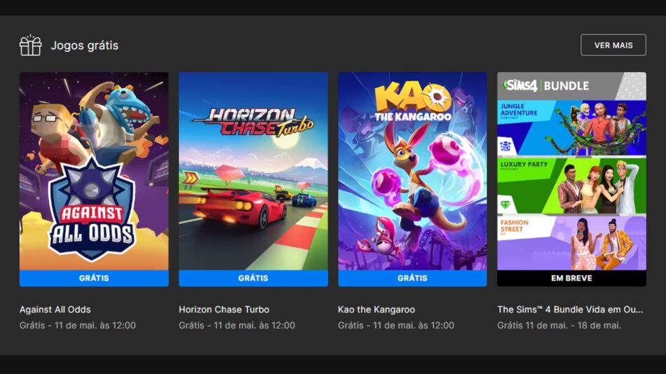Epic Games Store solta os jogos Against All Odds, Horizon Chase Turbo e Kao the Kangaroo de graça