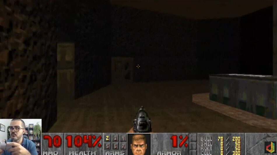 Mandando bala em Doom II