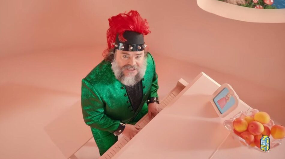 Jack Black cantando música para Princesa Peach no Mario é o negócio mais inusitado que você verá hoje