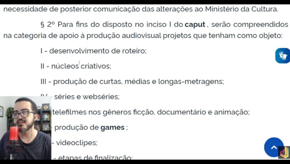 Live Cultura dos Videogames aborda como games entraram em decreto de Lula