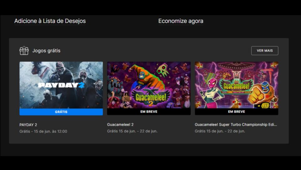 Epic Games Store solta o jogo PayDay 2 de graça