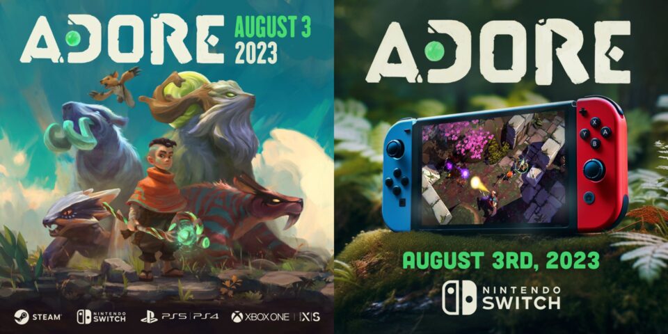 'Adore', jogo indie brasileiro de captura de monstros, será lançado em 3 de agosto