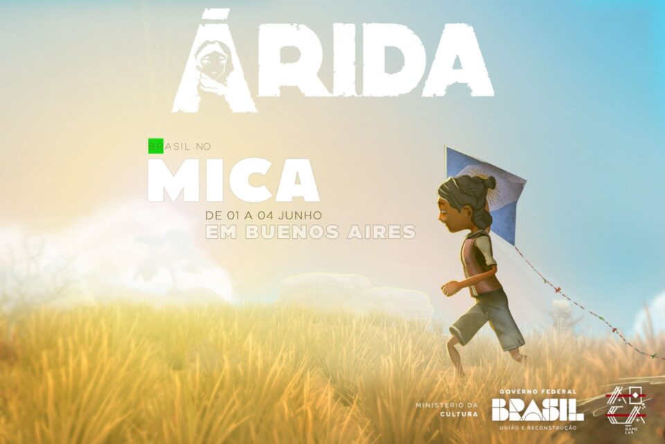 Jogo indie brasileiro ÁRIDA esteve em um evento na Argentina