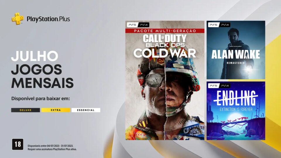PlayStation Plus confira os jogos que entram no catálogo no mês de