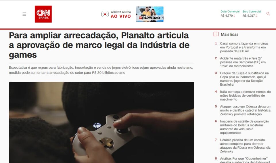 Lobby dos fantasy games faz pressão por aprovação de Marco Legal dos Jogos e tenta envolver o governo Lula