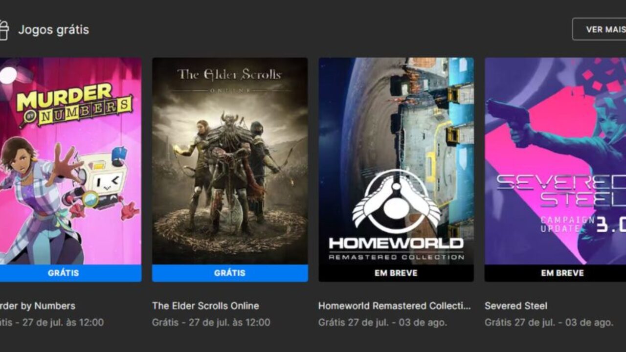 Epic Games Store solta o jogo Murder by Numbers e The Elder Scrolls Online  de graça - Drops de Jogos