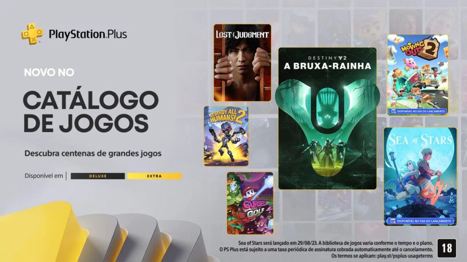 Novos jogos entram no PlayStation Plus Extra e Deluxe na próxima terça -  Drops de Jogos