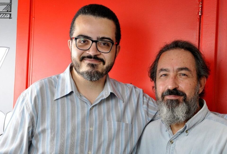 Pedro Zambarda e Gilson Schwartz. Foto: Felipe L. Gonçalves/Brasil247