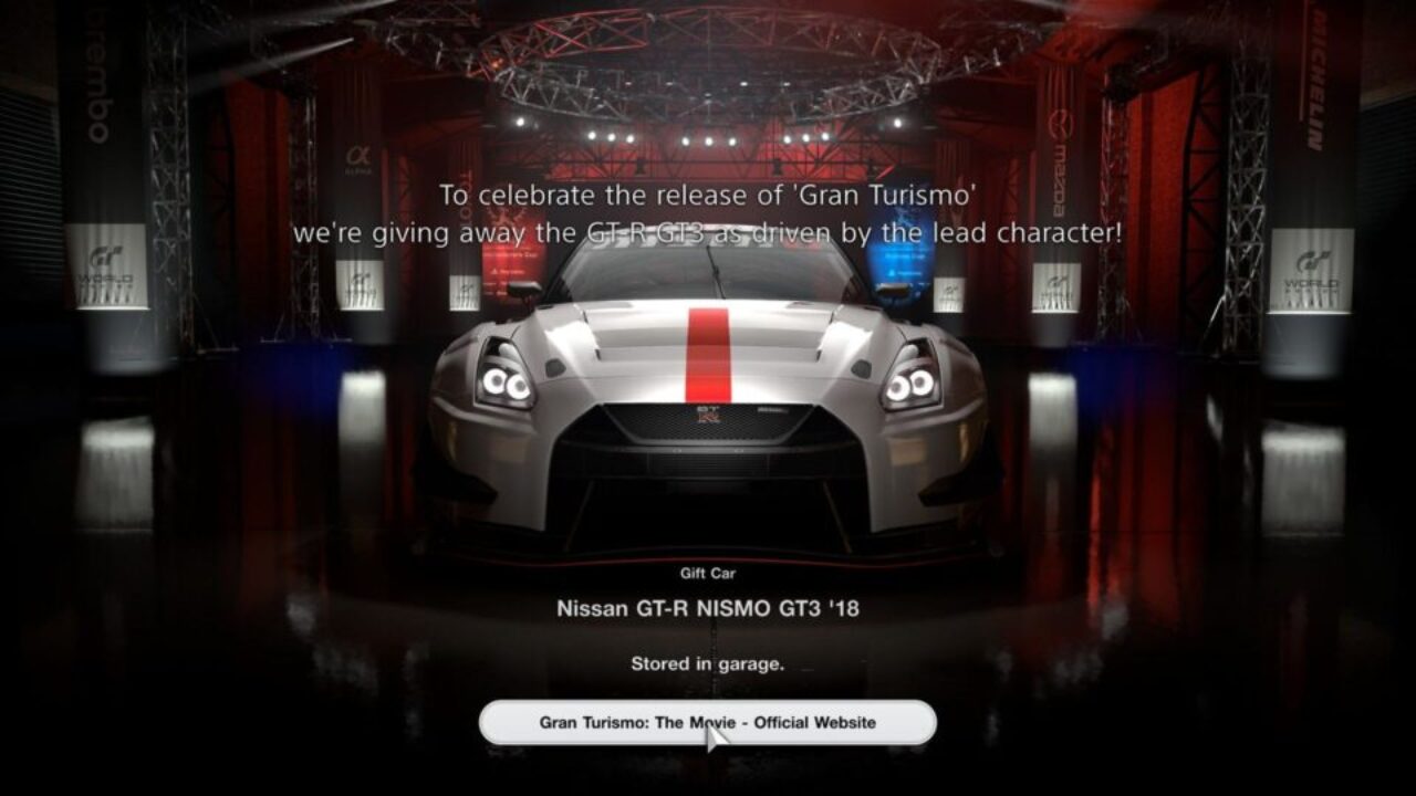 Patch 1.36 de Gran Turismo 7 trará carro do filme pro jogo