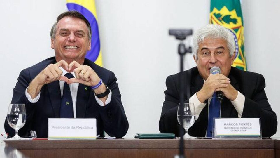 Bolsonaro e Marcos Pontes