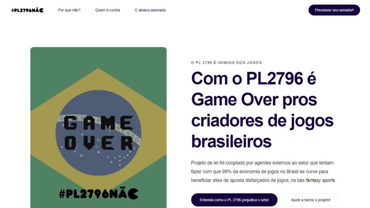 Marco Legal dos Games fará setor crescer 120%, diz associação