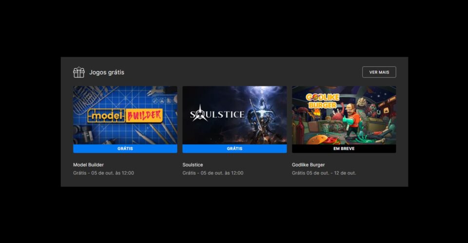 Epic Games Store solta os jogos Model Builder e Soulstice de graça