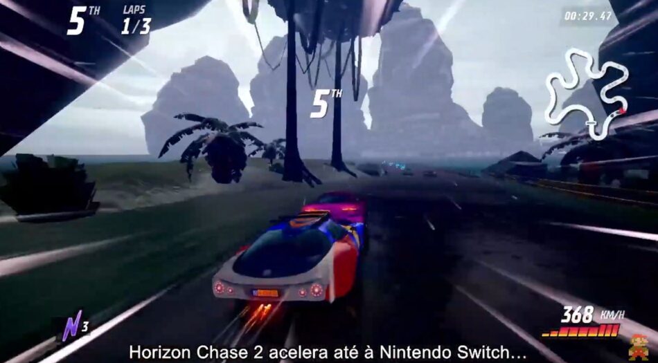 Nintendo Direct mostra o trailer de Horizon Chase 2, que chegou hoje ao Switch