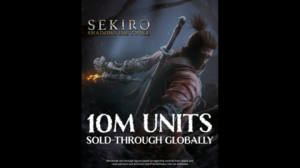 Sekiro: Shadows Die Twice ultrapassa 10 milhões de cópias vendidas