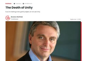 "A morte da Unity", segundo o site Game Developer