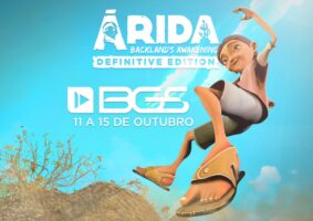 Aoca está presente na Brasil Game Show 2023 e tem sequência de Árida programada para 2024