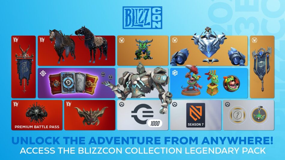 Blizzard Entertainment lança pacote de brindes digitais em celebração ao retorno da BlizzCon