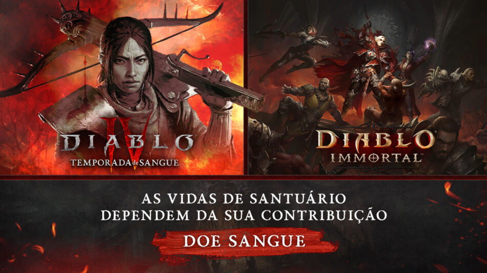 Diablo IV e Diablo Immortal realizam campanha de doação de sangue em São Paulo