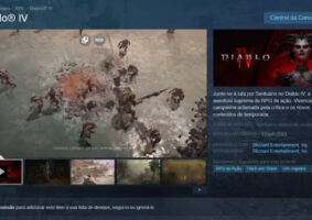 Página de Diablo IV no Steam. Imagem: captura de tela/Reprodução/Jovem Nerd