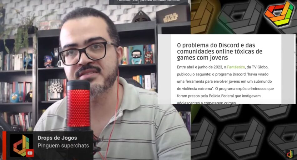 Drops debate o Discord após nova ataque ocorre em escola de São Paulo