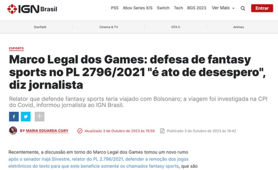 A entrevista do Drops de Jogos ao IGN Brasil