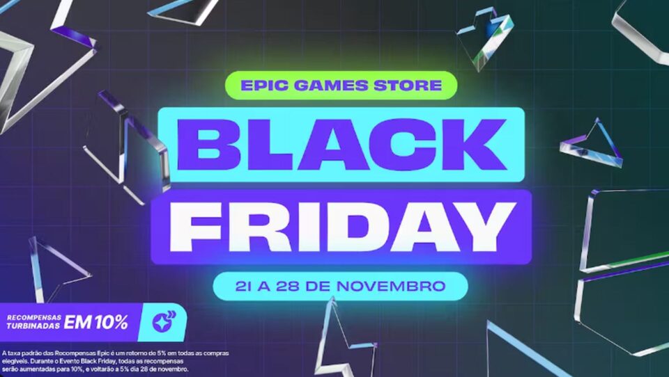 Black Friday 2023 na Epic Games Store tem descontos que vão de 33% até 50%