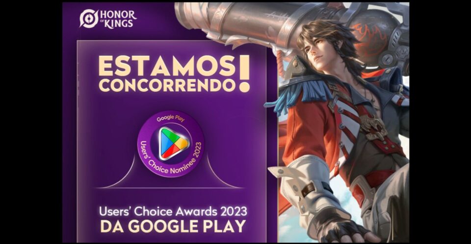 Honor of Kings é indicado na premiação de votação popular da Google Play