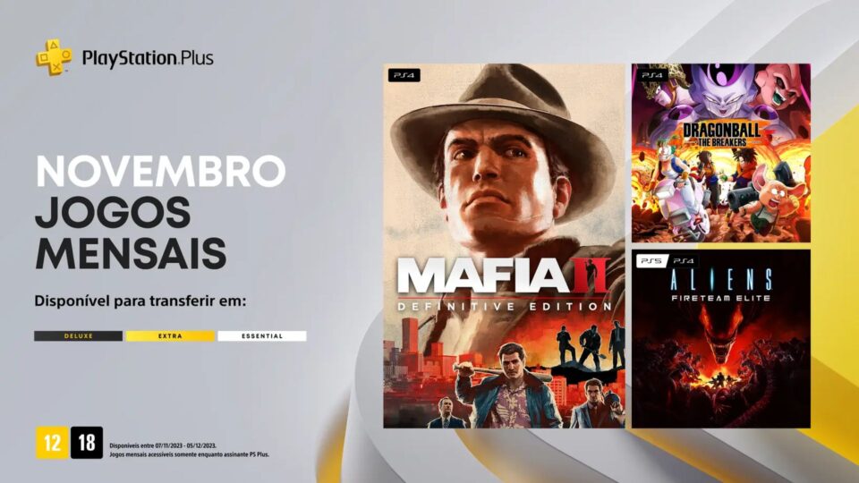 PlayStation Plus: veja os jogos que entram no catálogo em novembro