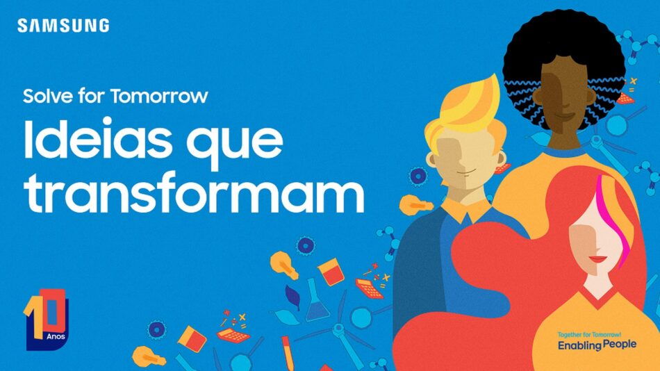 Solve for Tomorrow, da Samsung, completa 10 anos na América Latina com mais de 300 mil alunos beneficiados