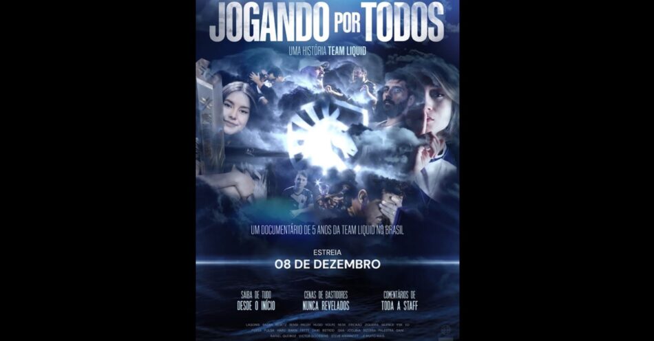 Documentário sobre os cinco anos da Team Liquid no Brasil vai para o cinema e inclui títulos em Fortnite