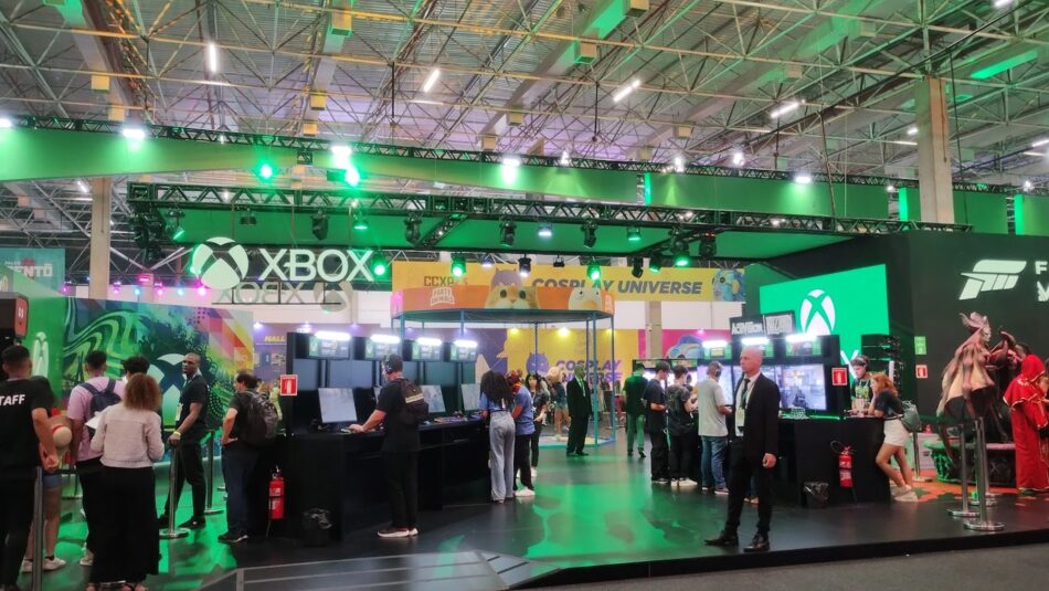 Xbox na CCXP23. Foto: Michelle Bertral/Drops de Jogos