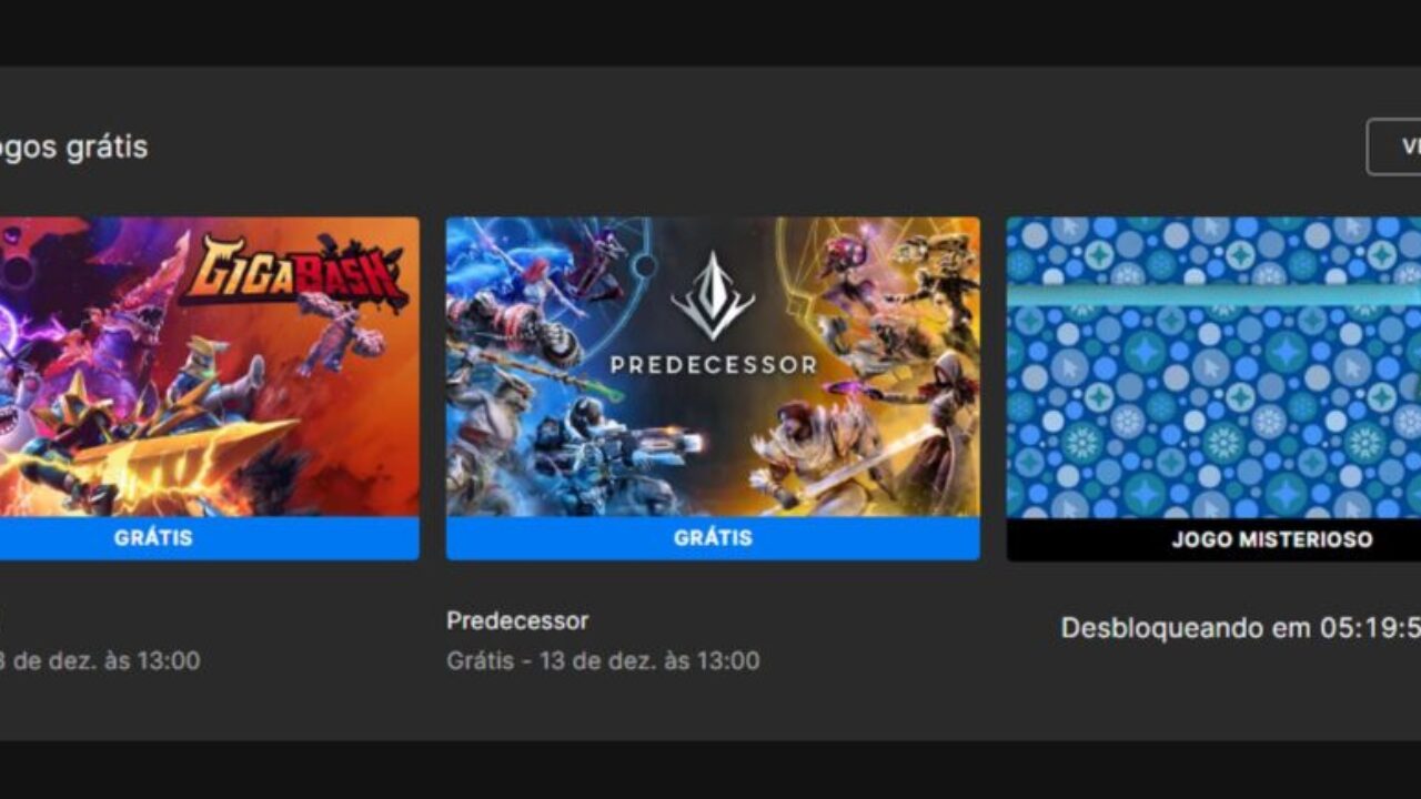 Epic Games Store solta os jogos GigaBash e Predecessor de graça - Drops de  Jogos