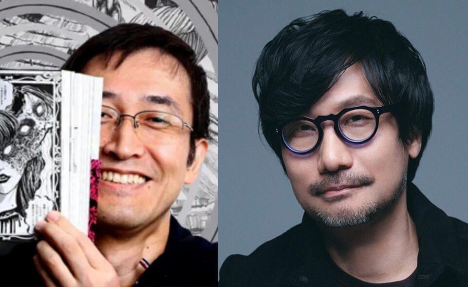 Junji Ito e Hideo Kojima. Foto: Reprodução/Horror Italia/IGN Brasil
