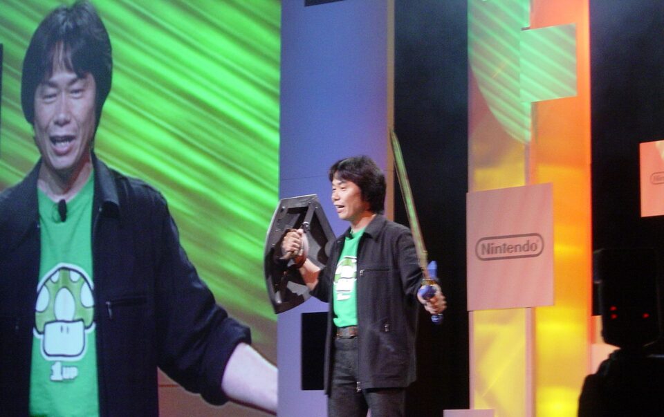 Shigeru Miyamoto de Link. Foto: Wikimedia Commons