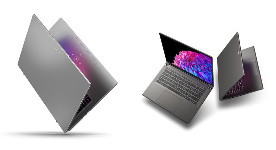 Acer apresenta novos computadores Swift Go AI. Foto: Divulgação