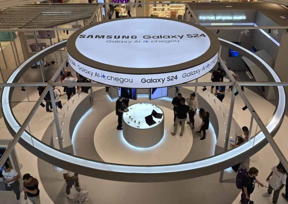 Samsung inaugura Galaxy AI Zone em São Paulo. Foto: Divulgação