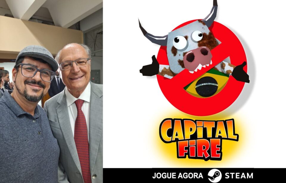 Alex Leal e o vice-presidente Geraldo Alckmin. Foto: Divulgação