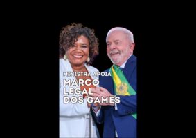 Ministra de Lula apoia publicamente o Marco Legal dos Games. Foto: Divulgação/Drops de Jogos