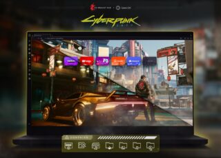 Opera GX e CD PROJEKT RED divulgam mod oficial Cyberpunk 2077 para o navegador. Foto: Divulgação