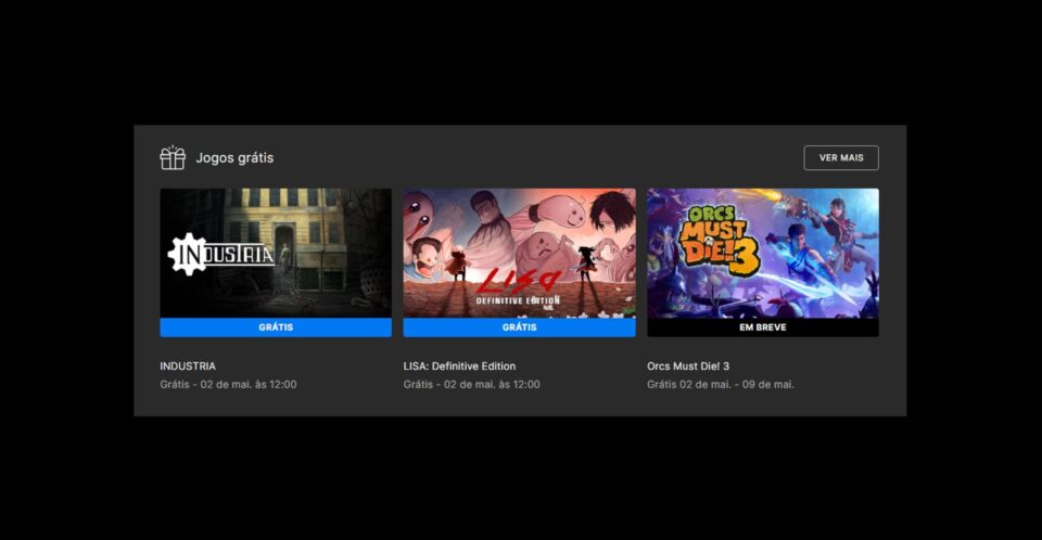 Epic Games Store solta os jogos INDUSTRIA e LISA: Definitive Edition de graça
