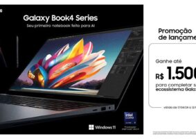 Samsung lança notebooks Galaxy Book4 Series no Brasil. Foto: Divulgação