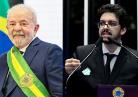 Lula e Márcio Filho. Foto: Agência Senado/Wikimedia Commons