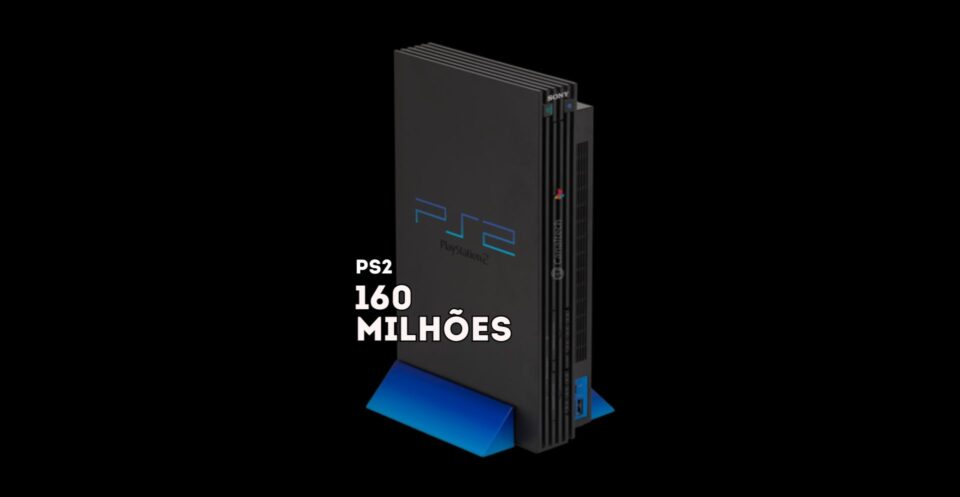 PlayStation 2 vendeu 160 milhões e ainda é o console mais vendido no mundo. Foto: Divulgação/Drops de Jogos