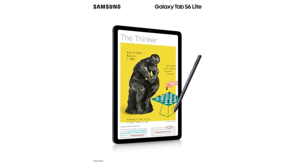 Conheça o Samsung Galaxy Tab S6 Lite, de 2024. Foto: Divulgação