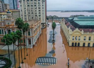 Porto Alegre e as chuvas. Foto: Gilvan Rocha/Agência Brasil
