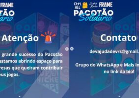 Ctrl Alt Jam convoca desenvolvedores para enviar jogos para o Pacotão Solidário ao RS, Dev Ajuda Dev. Foto: Divulgação/Instagram
